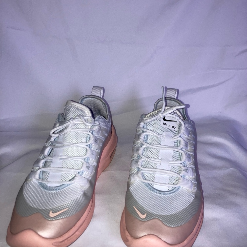 Nike air running shoes ,white and baby pink. Worn twice